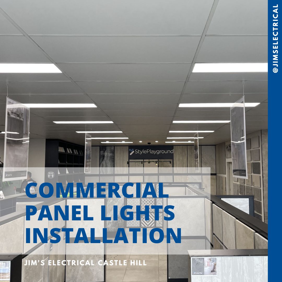 Commercial Panel Lights Installation